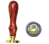 ANBOSE Wax Seal Stamp, Starry Swan Wax Sealing Stamp with Removable Brass Head Wooden Handle, Retro Vintage Animal Sealing Wax Stamp for Letter Cards Invitations
