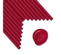 ANBOSE Wax Seal Sticks - 16 Pieces for 0.44 Inch Glue Gun, Wine Red for Stamps, Wedding Invitations, Cards, Envelopes