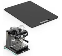 ANBOXIT Metal Appliance Slider, Sliding Tray for Coffee Maker,360° Effortless Movement,Small Appliance Rolling Tray for Counter, Coffee Pot Slider, Deep - Large (16"D x 12"W)