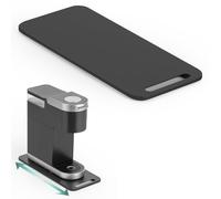 ANBOXIT Metal Appliance Slider, Sliding Tray for Coffee Maker,360° Effortless Movement,Small Appliance Rolling Tray for Counter, Coffee Pot Slider, Deep - Small ( 14"D x 6"W )