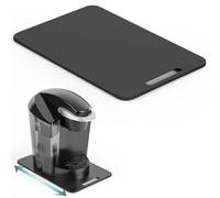 ANBOXIT Metal Appliance Slider, Sliding Tray for Coffee Maker,360° Effortless Movement,Small Appliance Rolling Tray for Counter, Coffee Pot Slider, Deep - Medium (14.5"D x 9.5"W)