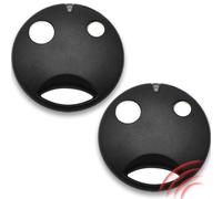 ANBWEHR Garage Door Opener Handheld Transmitter Remote Control 433.92MHz Replacement Nice SMILO SM2 SM4 Opener, 433MHz Rolling Code Universal Pack of 2 (xi-novo502-2p)