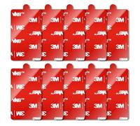 Ancable 3M VHB Heavy Duty Double Sided Sticky Pads 10Pcs, Ideal for Homeowners, Car Owners & DIY Enthusiasts | Strong Adhesion for Dashcams, Dashboards, Windscreens, Walls, Wood & More 50 * 30mm