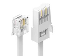 Ancable RJ11 Telephone Cable for Landline ADSL Modem Cable 2M, BT Plug to RJ11 Male Broadband 6P2C 2-Pin Telephone Cable Only for RJ11/BT UK Landline Phone Cord Home & Office Fax Modem