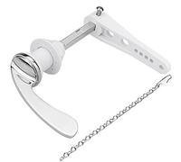 Ancable Toilet Flush Handle Replacement, Chrome Plated Replacement Metal Cistern Lever Handle for Toilet Wc Cistern Tank