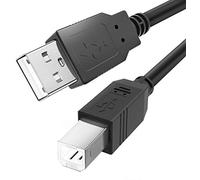 Ancable USB B MIDI Cable for Instruments 3 FT, USB A to USB B cable Compatible with Piano, Midi Controller, Midi Keyboard, Audio Interface Recording, USB Microphone and More
