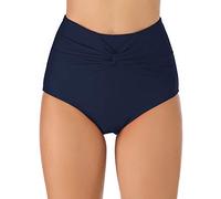 Ancaiqi Women Swimming Pants Skirt, Skirt with Shorts Swimming Pants Swimwear Sports Skirt with Sea Briefs, blue navy, S