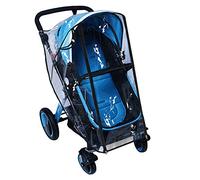AncBace Baby Stroller Rain Cover Weather Shield Accessories Universal Size Protect Large Black