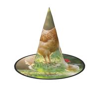 Anceky A Brood of Chickens Print Halloween Hats, Parties, Christmas Makeup,Role-Playing Accessories