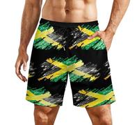 Anceky American Flag Men's Summer Casual Shorts Holiday Beach Shorts Relaxed Fit for Men Swimming Trunks