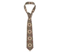 Anceky art deco Men Skinny Tie Floral Ties for Men Wedding Necktie for Groom Groomsmen Missions Dances Party
