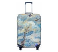 Anceky Beautiful Art Landscape Travel Luggage Cover Spandex Suitcase Protector Bag,Beautiful Art Landscape Double-Sided Printed Fits 18-32 Inch Luggage, Suitcase Sleeve for Kid and Adult,Large
