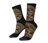 Anceky Celtic Trinity Knot Tree Life Art Socks Men and Women
