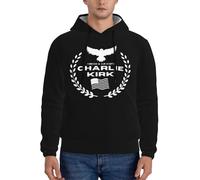 Anceky Charlie Kirk Freedom Men Hoodie Sweatshirt with Pockets