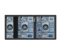 Anceky Cool Fencing Sports Trifold Wallet with ID Window ID Card Holder Wallets Travel Wallet Coin Zipper Pocket