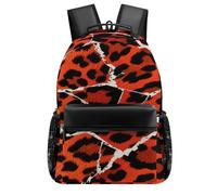 Anceky Deconstructed Fragmented Leopard Print Backpack-Durable,Lightweight,Travel Laptop Backpacks for Adult,Computer Bag for Hiking Outdoor Sports