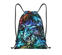 Anceky Drawstring Backpack Gym Drawstring Bags Magical Pattern Swim Bag for Men Women