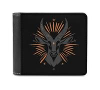 Anceky Eland Antelope Mens Wallet Slim Bifold Wallet malist Front Pocket with 6 ID Window