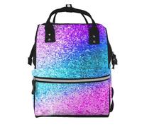 Anceky Elegant Glitter Sequin Spot Print Mummy backpack Large, Waterproof,Adjustable Straps for Outdoor Activities