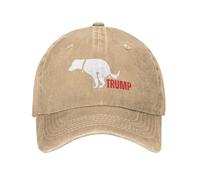 Anceky Even My Dog Hates Trump Hat Anti Trump Fuck Trump Adjustable Hat Casual Trucker Hats Baseball Cap for Men Women Natural