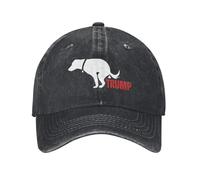 Anceky Even My Dog Hates Trump Hat Anti Trump Fuck Trump Adjustable Hat Casual Trucker Hats Baseball Cap for Men Women Black