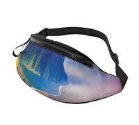 Anceky Fashion Bum Bag Valley, Fanny Pack For Women & Men, Casual Lightweight Adjustable Zippered Pockets Waist Bag For Travel, Sports, Hiking