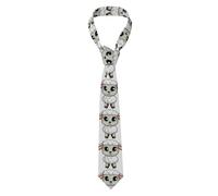 Anceky Fashion Mens Silk Ties Novelty Soft Lamb Floral Necktie For Mens Business Party Wedding
