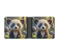 Anceky Foolish Cute Animal Mens Wallet Slim Credit Card Holder Bifold Money Clip Portable Coin Purse for Men