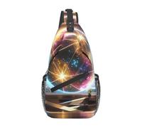 Anceky Future Planet Cross Chest Bag Diagonally Men Women Crossbody Shoulder Bag Casual Fashion Travel Bag Sling Backpack