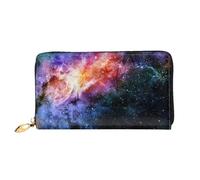 Anceky Galaxy in The Universe Print Cellphone Credit Card Money Holder Wallet Leather Women Card Wallet Zipper Pocket