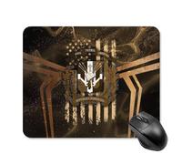 Anceky GoldenDominican Republic Flag Mouse Pad Portable Non-Slip Base Mousepad for Computer Laptop Office Home