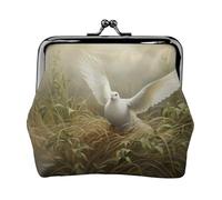 Anceky Grass and Dove Printing Small Travel Kit Wallet, Compact Pouch for Camping Adventures and Fishing Trips