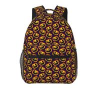 Anceky Halloween Scary Spooky Pumpkin Travel Laptop Backpacks Lightweight Daypack Large Capacity Rucksack Notebook Bags Business Work Bag for Yoga Beach Hiking