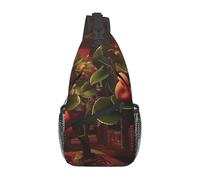 Anceky In the castle, there are trees Cross Chest Bag Diagonally Men Women Crossbody Shoulder Bag Casual Fashion Travel Bag Sling Backpack