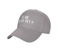 Anceky is He Dead Yet Unisex Baseball Cap Adjustable Dad Cowboy Trucker Gray