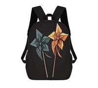 Anceky Laptop BackpackDurable Cute Origami Windmill Small Backpack Men