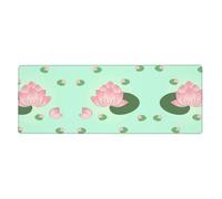 Anceky Lotus Flowers Waiting to Bloom Extra Large Keyboard Mouse Pad for Computer, Console, Office, Game, Study Room 12x31.5 Inch Desk Pad,