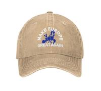 Anceky Make Europe Great Again Hat Cap I Love Europe Trucker Hat for Men Women Natural