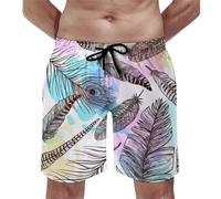 Anceky Men's Swim Hey Trunks Quick Dry Bathing Suit Beach Swimsuit Bottom Shorts