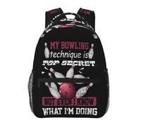 Anceky My Bowling Technique is Top SecretEven I Know What I'm Doing Backpack Lapto