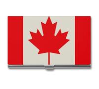 Anceky Retro Canada Flag Pattern Business Name Cards Booklet for Professionals, Executives
