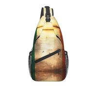 Anceky Retro Irish flag Cross Chest Bag Diagonally Men Women Crossbody Shoulder Bag Casual Fashion Travel Bag Sling Backpack