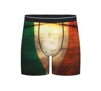 Anceky Retro Irish flag Printed men's breathable boxer briefs - multiple, perfect to show your figure