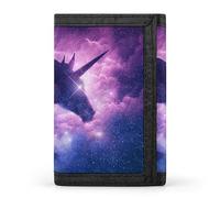 Anceky Seashell Starfishes on The Summer Beach with Turquoise Water Trifold Wallet, Stylish Purse with Keychain, Credit Pass Case Card-Holder for Crash Bills Receipts Women Men 5 x 3.3 x 0.2 Inch