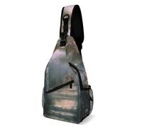 Anceky Sling Bag Secret Garden Printed Sling Backpack Crossbody Bags for Women Men Chest Bag for Work Travel Hiking