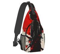 Anceky Small Sling Bakpack for Women Men Ethnic Japanese Cool Crossbody Bag Lightweight Casual Fanny Pack Anti Thief Chest Daypack for Outdoors Sports Hiking Travel with Adjustable Shoulder Strap