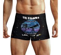 Anceky Star Texture Astronomy And Stargazing Men's Boxer Brief Boxer Shorts Print Underwear Stretch Boxer Trunk Soft