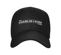 Anceky The Charlie Kirk Show Baseball Cap Unisex Trucker Hat for Men Women Black