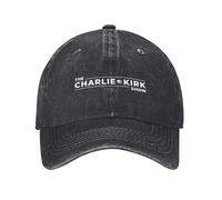 Anceky The Charlie Kirk Show Baseball Cap Unisex Trucker Hat for Men Women Black