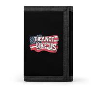 Anceky TheyLike Us Trifold Wallet Slim Wallets Zip Coin Pocket with Credit Card Pockets for Men Women